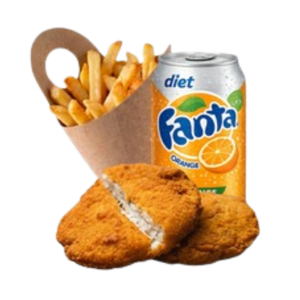 Cone Chips,Fish Cake and Any Drink